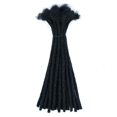 Mensenhaar Bulk voor Vrouw Geen weefsel Zuster Dreadlocks Haar Haken vlechten Locs Extensies