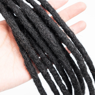 Mensenhaar Bulk voor Vrouw Geen weefsel Zuster Dreadlocks Haar Haken vlechten Locs Extensies