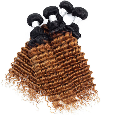 Full Cuticle Ombre Deep Wave Hair Bundles De perfecte combinatie van en betaalbaarheid