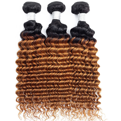 Full Cuticle Ombre Deep Wave Hair Bundles De perfecte combinatie van en betaalbaarheid
