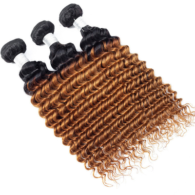 Full Cuticle Ombre Deep Wave Hair Bundles De perfecte combinatie van en betaalbaarheid