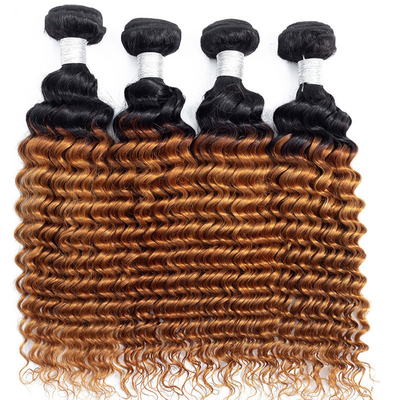 Full Cuticle Ombre Deep Wave Hair Bundles De perfecte combinatie van en betaalbaarheid