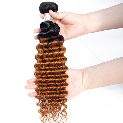 Full Cuticle Ombre Deep Wave Hair Bundles De perfecte combinatie van en betaalbaarheid