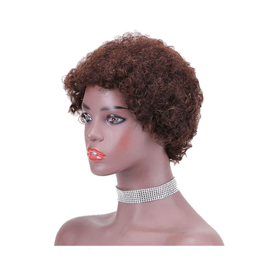 Braziliaans haar Pixie kort gesneden maagdelijk haar pruiken voor zwarte vrouwen 100% top menselijk haar
