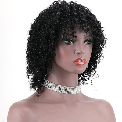 Hot Beauty Kort krullend 100% Braziliaans menselijk haar Pixie Cut pruiken met gemiddelde grootte