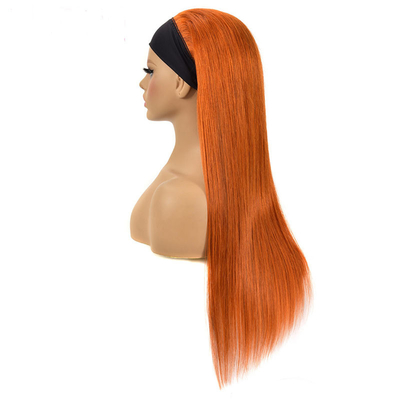 Ginger kleur hoofdband pruiken voor zwarte vrouwen snelle verzending bot recht menselijk haar