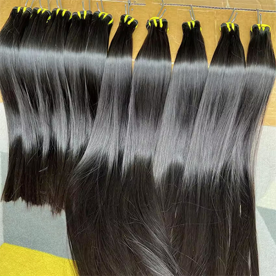 0.2kg Remy Hair Bone Straight And Curly Raw Peruvian Indian Hair Extensions Bundels
