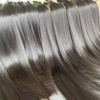 0.2kg Remy Hair Bone Straight And Curly Raw Peruvian Indian Hair Extensions Bundels