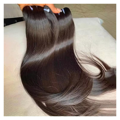 0.2kg Remy Hair Bone Straight And Curly Raw Peruvian Indian Hair Extensions Bundels