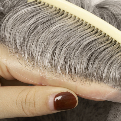 Links Design Super Dunne Huid Mens Mirage Mannelijke schaamhaar Patch Hairpieces voor mannen