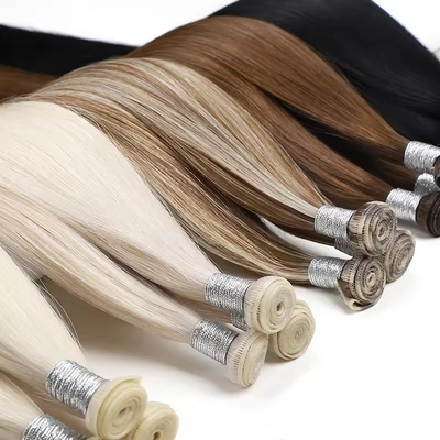 100% Remy Hair Virgin Genius Weft Raw Human Hair Bundle Verschillende stijlen