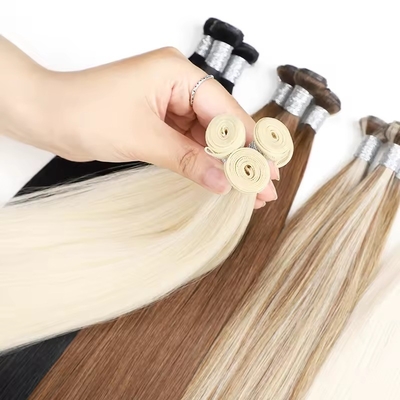 100% Remy Hair Virgin Genius Weft Raw Human Hair Bundle Verschillende stijlen