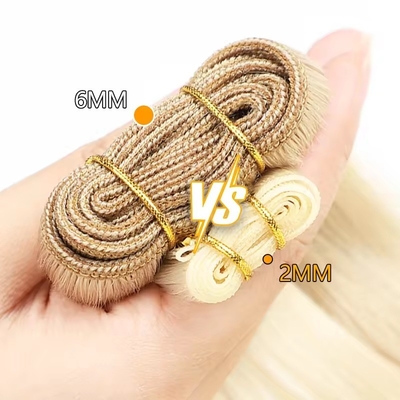 100% Remy Hair Virgin Genius Weft Raw Human Hair Bundle Verschillende stijlen