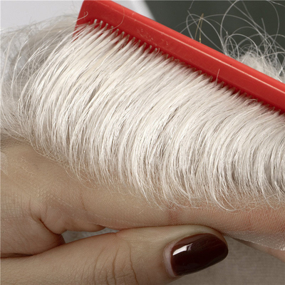 Rechter Toupee Design Russisch Handgebonden Full Scalp HD Lace Mensenhaarsysteem Peruk Maagdhaar
