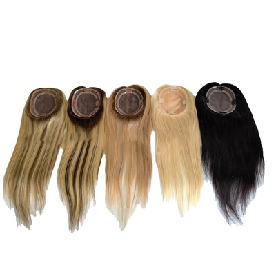 6 x 8 Double Mono Long Hair Toupee vervangingssysteem voor bruidsbruidsvrouwen Mensenhaar