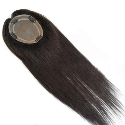 6 x 8 Double Mono Long Hair Toupee vervangingssysteem voor bruidsbruidsvrouwen Mensenhaar