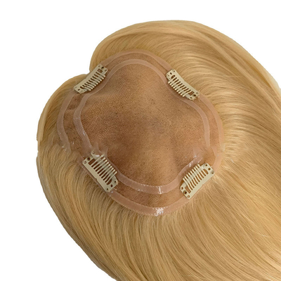 6 x 8 Double Mono Long Hair Toupee vervangingssysteem voor bruidsbruidsvrouwen Mensenhaar