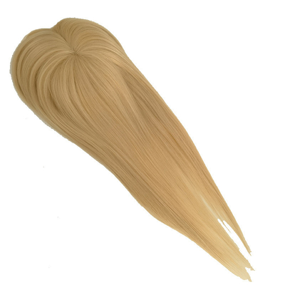 6 x 8 Double Mono Long Hair Toupee vervangingssysteem voor bruidsbruidsvrouwen Mensenhaar
