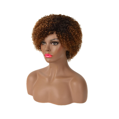 Pixie Cut Afro Peruk Remy Virgin Cuticle Aligned Mensenhaar Curly Bob Korte Peruk Voor Vrouwen