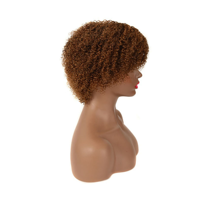 Pixie Cut Afro Peruk Remy Virgin Cuticle Aligned Mensenhaar Curly Bob Korte Peruk Voor Vrouwen