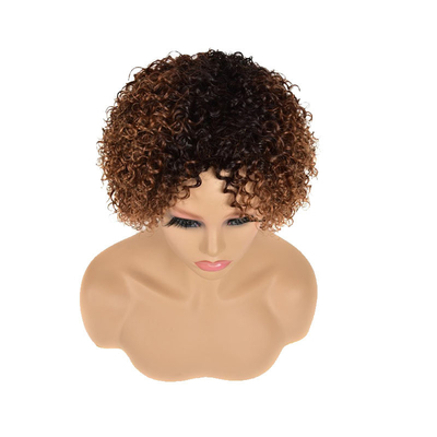 Pixie Cut Afro Peruk Remy Virgin Cuticle Aligned Mensenhaar Curly Bob Korte Peruk Voor Vrouwen
