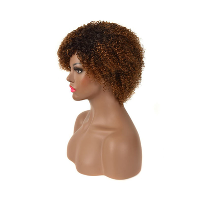 Pixie Cut Afro Peruk Remy Virgin Cuticle Aligned Mensenhaar Curly Bob Korte Peruk Voor Vrouwen