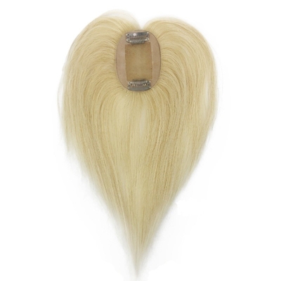 TP29 haartoppers Platina blond 613 kleur One-piece Clip In Toupee voor dunner haar