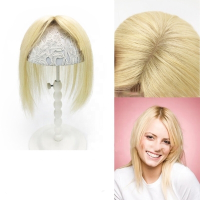 TP29 haartoppers Platina blond 613 kleur One-piece Clip In Toupee voor dunner haar