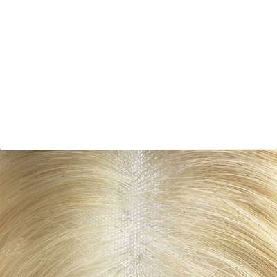 TP29 haartoppers Platina blond 613 kleur One-piece Clip In Toupee voor dunner haar
