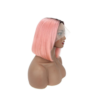 10-14 inch Bone Straight 13*4 HD Lace Frontal Raw Virgin 100% Peruvian Short Bob Mensenhaar Peruken