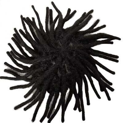Remy Hair Full Swiss Lace Base Dreadlock Toupee 60% Density Mensenhaar Topper voor mannen