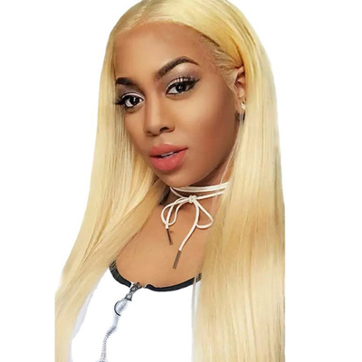 Maagdhaar 22 inch 60 blond vrij scheiden monofilament ruw haar vrouwen topper kleine wortel