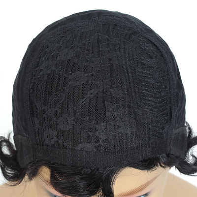 Geschikte kleuren Alle kleuren Mensenhaar Korte haar pruiken voor vrouwen klaar voor verzending