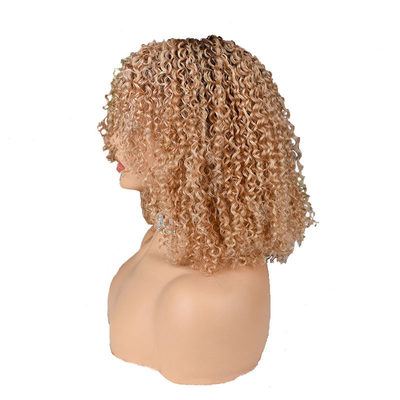 250% Afro Kinky Short Curly Pixie Cut Mensenhaar Peruken voor Zwarte Vrouwen van Boven