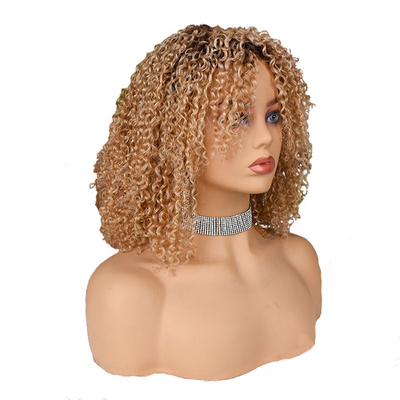 250% Afro Kinky Short Curly Pixie Cut Mensenhaar Peruken voor Zwarte Vrouwen van Boven