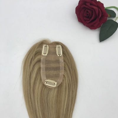 0.2kg natuurlijke blonde hand gebonden weft maagdelijk menselijk haar topper voor vrouwen Braziliaans haar