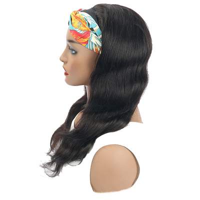 100% menselijk haar Braziliaanse Body Wave Curly Wigs met hoofdband 2022 Design Free Sample