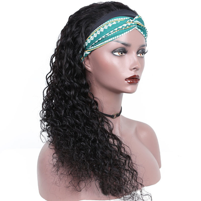 100% menselijk haar Braziliaanse Body Wave Curly Wigs met hoofdband 2022 Design Free Sample