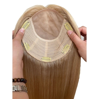 Echte maagdelijke menselijke haar toppers voor vrouwen cuticule uitgelijnd Europese Joodse haarstukken