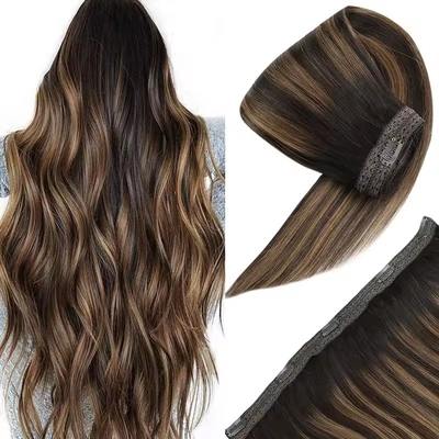 100% top menselijk haar Kinky Straight Raw Clip in natuurlijke echte haarverlengingen