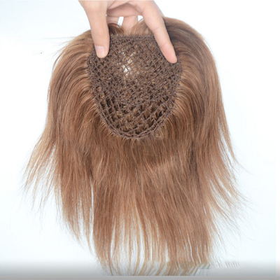 Europese maagdelijk menselijk haar visnet bruiloftshaar stukjes toupee haar toppers clip in voorraad