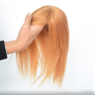 Europese maagdelijk menselijk haar visnet bruiloftshaar stukjes toupee haar toppers clip in voorraad