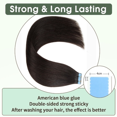 100% Remy Raw Human Hair Tape-In Haarverlenging met 60% langste haarverhouding