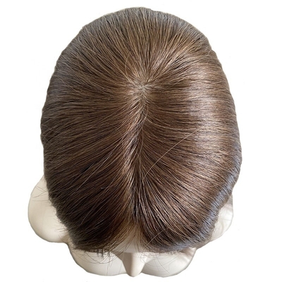 Europese haarstukken voor vrouwen Integratie Natuurlijk zwart/donkerbruin/moccabruin haar