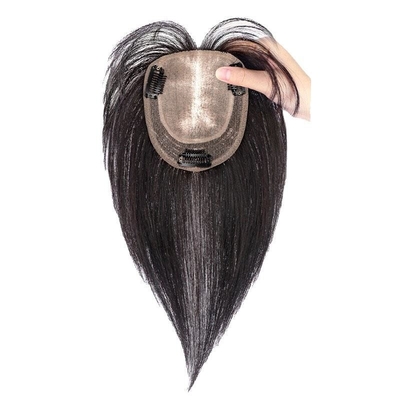 Remy Hair HD kant sluiting Frontal Toupee Zilk basis Rechte Toupee Hair Toppers Pieces voor vrouwen Mensen haar pruiken