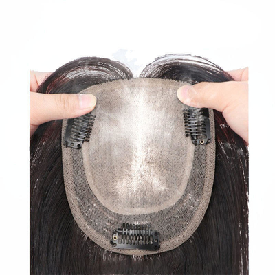 Remy Hair HD kant sluiting Frontal Toupee Zilk basis Rechte Toupee Hair Toppers Pieces voor vrouwen Mensen haar pruiken