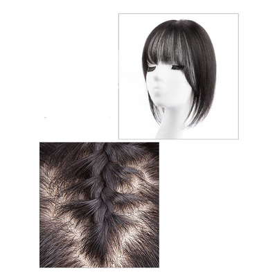 Remy Hair HD kant sluiting Frontal Toupee Zilk basis Rechte Toupee Hair Toppers Pieces voor vrouwen Mensen haar pruiken