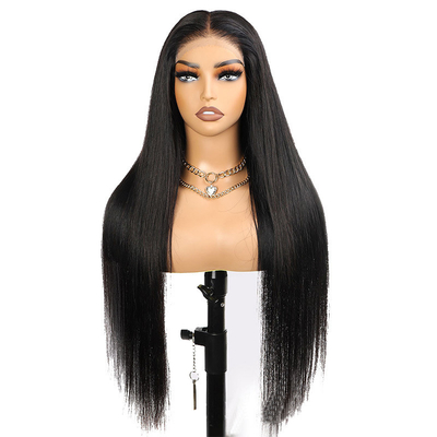 Perruque Gluleless HD Transparante kant Frontaal bot Recht Vietnamese Raw Virgin Human Hair Wigs Topper