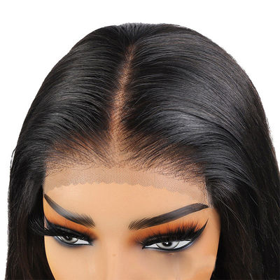 Perruque Gluleless HD Transparante kant Frontaal bot Recht Vietnamese Raw Virgin Human Hair Wigs Topper