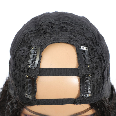 Peruaanse bob pruiken voor zwarte vrouwen zwarte kleur remy natuurlijke bot rechte u deel pruik lang